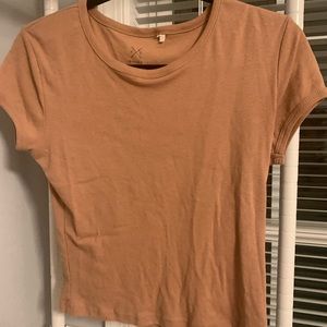 pacsun nude pink shirt